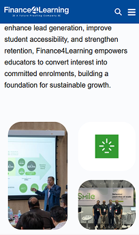 Finance4Learning mobile preview